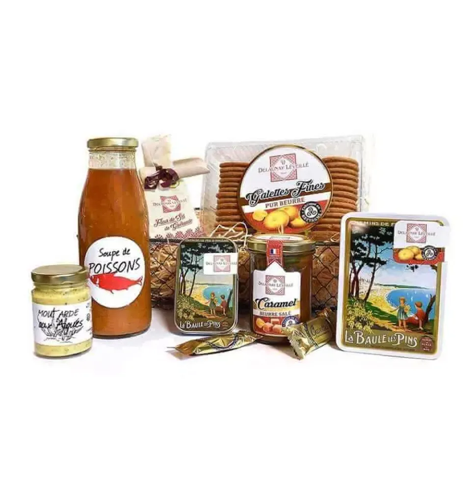 Basket Of Bretagne Specialties