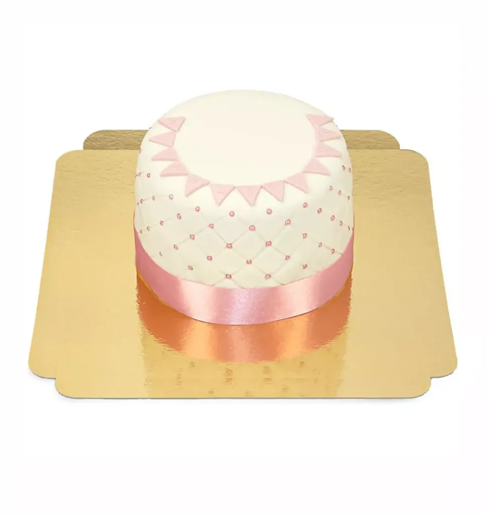 Deliciously Decorated Pink Celebration Cake
