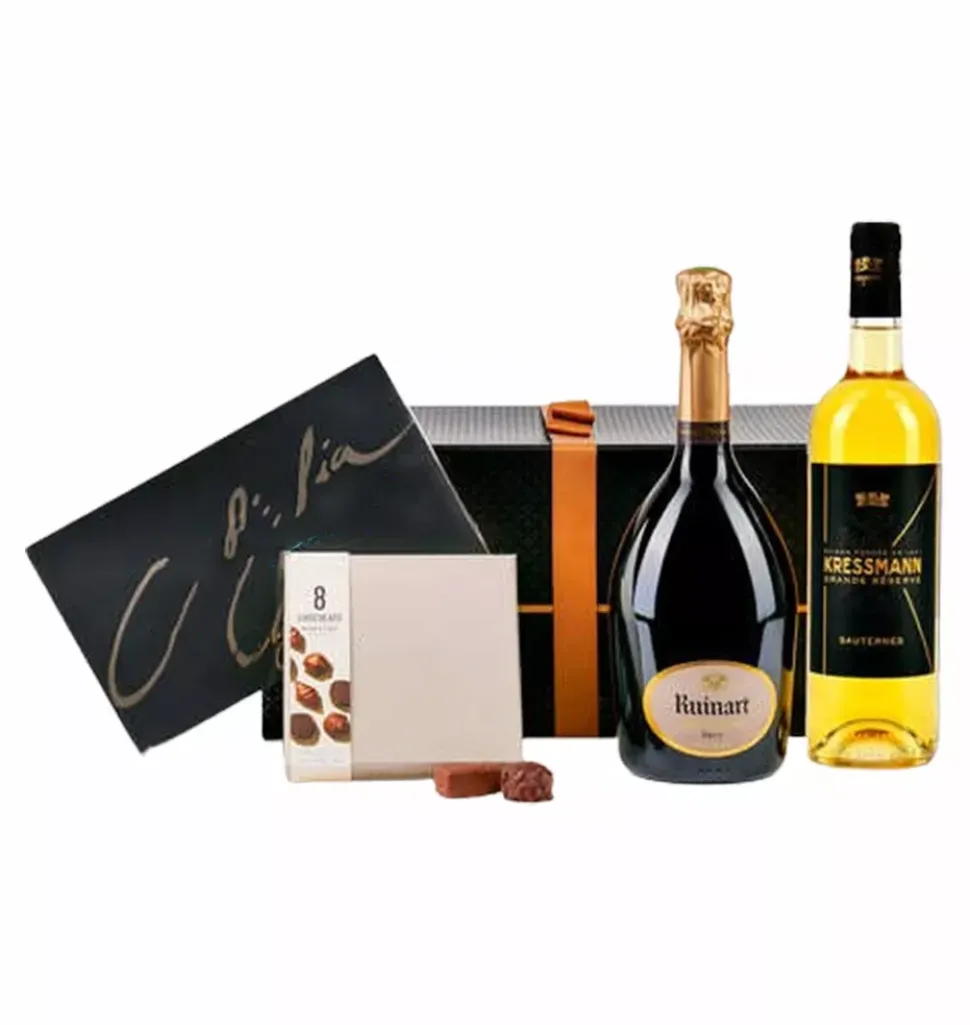 Exquisite Bubbly and Chocolates Gift Set