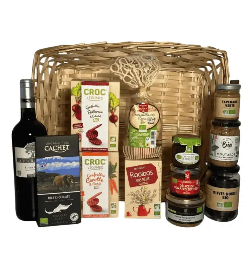 French Organic Delight Basket