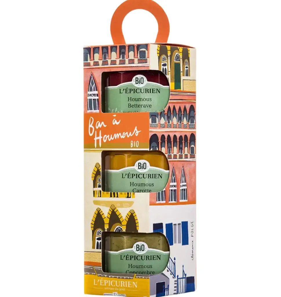 Organic Hummus Spreads Gift Set