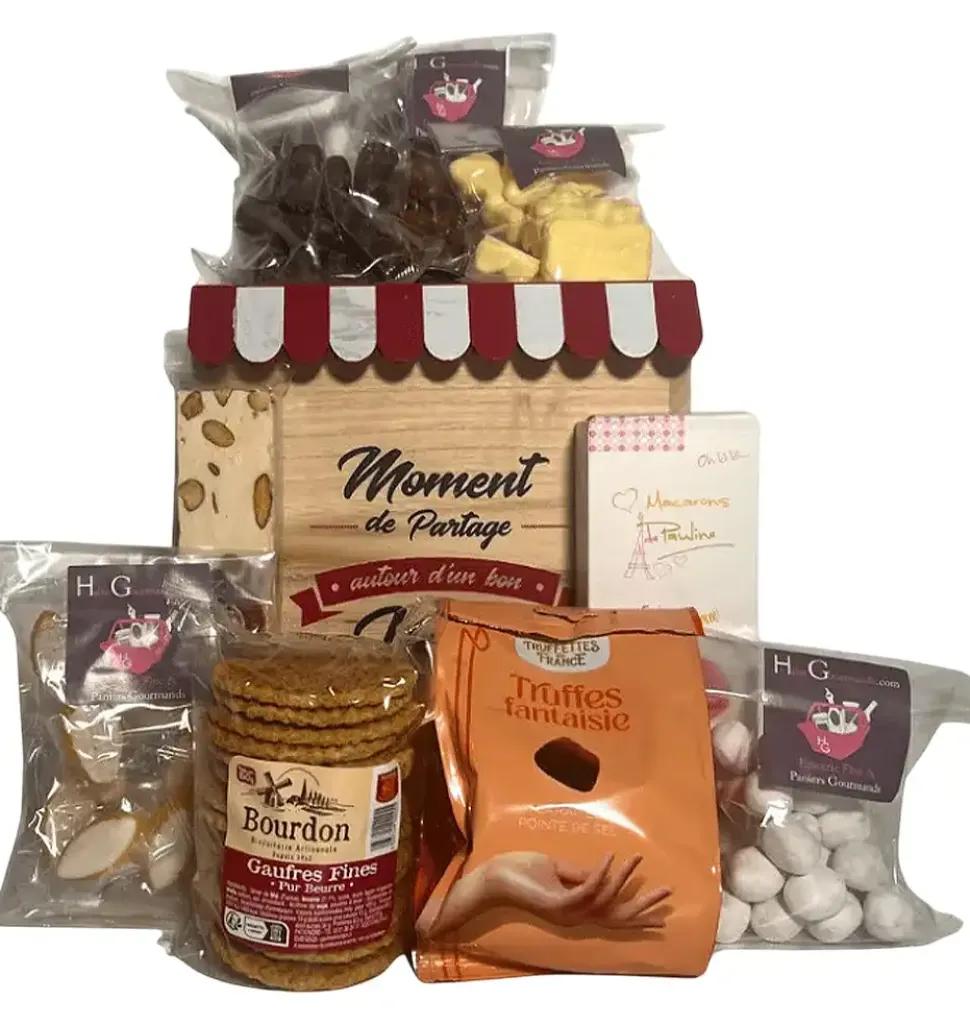Whimsical Gourmet Sweet Treats Basket