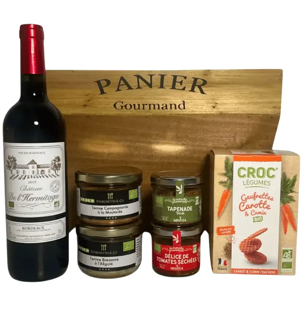 Wholesome Organic French Treats Basket
